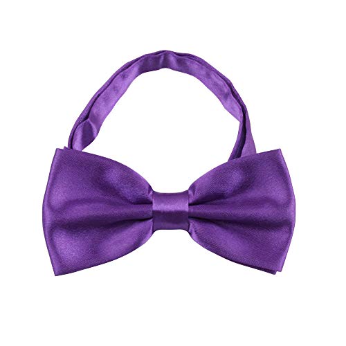 Boys Bow Tie Pocket Square Necktie - 3 Piece Set for Kids with Wedding Praty4