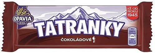 Opavia Tatranky Chocolate 5-pack 5x47g/5x1.5 oz Wafer with Chocolate Filling