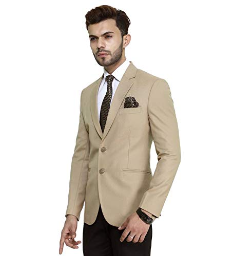 Image of MANQ Men's Slim Fit Single Breasted Blazer