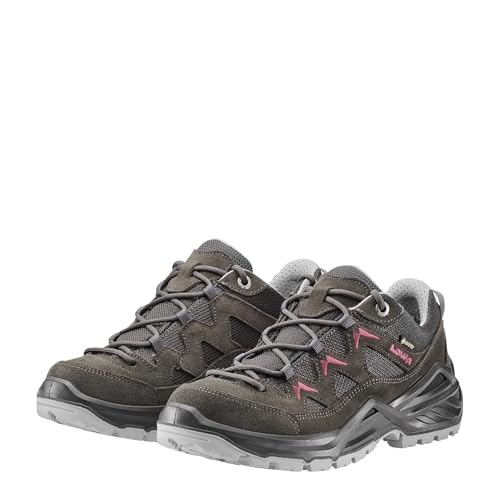 LOWA Halbschuh SIRKOS EVO GTX LO Ws anthrazit/beere, 39.5