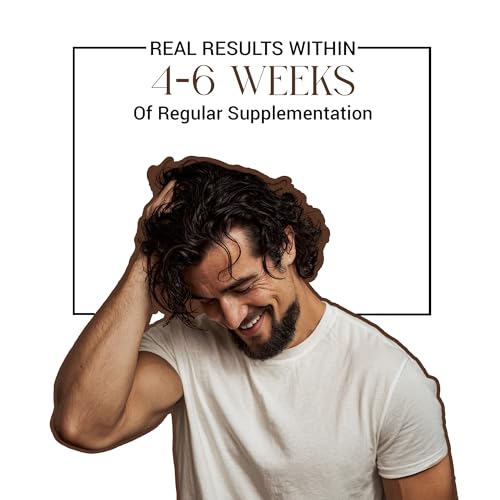 Image of Be. Handsome Biotin Tablets for Hair Growth & Beard Enhancement for Men | B12 Vitamin Tablets with Pumpkin Seed Oil, Sesbania Extract & Vitamins | Hair & Beard Health | 60 Veg Capsules | 30 Day Supply