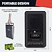 Deluxe Products Portable Cassette Player Tape Recorder. Record to Cassettes via Mic or Aux in. Built-in Speaker to Listen to Cassettes. Includes External Mic, Aux in Cable and AC Adapter