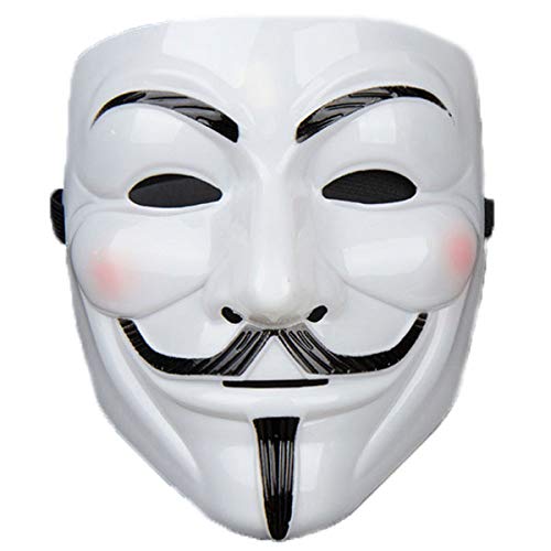 [ノン・ラビッシュ] 2color アノニマス マスク ガイ・フォークス マスク 仮面 集会 仮装 お面 覆面 グッズ レゲエ パーティー msk-0001 フリーサイズ カラー1