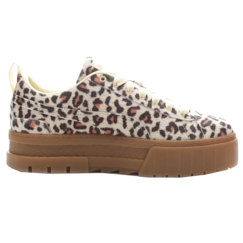 PUMA Womens Mayze Leopard Platform Sneakers Shoes Casual - Beige3