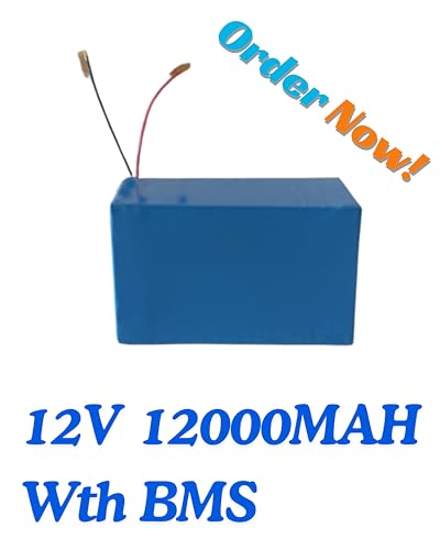Image of 12V 12Ah Lithium Ion Battery with Inbuilt BMS | Rechargeable 12 Volt Li-ion Battery Pack | Long Backup Battery for Solar, CCTV, LED Lights, E-Rickshaw, DIY Projects