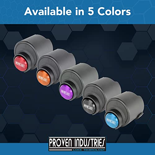 Proven Industries Model 2516 Trailer Lock, Fits 2 5/16-Inch Couplers, Secures Safety Chains, Made In The Usa, (Blue) #TOP6