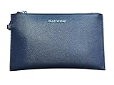 Valentino bolsa de utensilios bolso de mano Marnier Pouch Blu azul marino