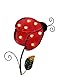 BRIGHT ZEAL 9.5" Large METAL Ladybug LED Solar Lights Outdoor LED Christmas Decorations Yard Solar Decorations Clearance - Ladybug Garden Decor Figurine Lights - Xmas Lights Solar Stake Lights Outdoor