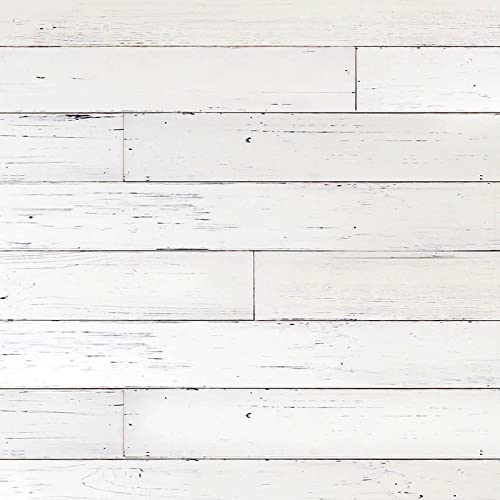 From the Forest Originals Peel & Stick Hardwood Wallplanks, White Pine Wall Panels (20 Sq. Ft, 12 Panels - 5.1 in. Wide, Picket Fence)