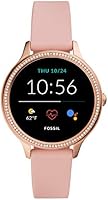 Fossil Women's Gen 5E 42mm Stainless Steel Touchscreen Smartwatch with Speaker, Heart Rate, Contactless Payments and...
