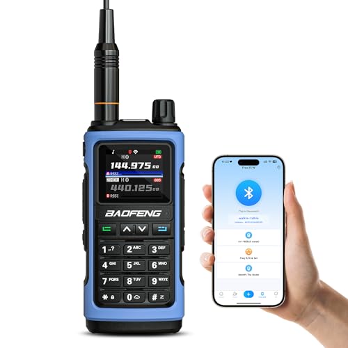 BAOFENG UV-7B Handheld Ham Radio, Chirp & Wireless APP Programmable, UHF VHF FM Aviation NOAA