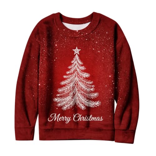 Christmas Sweatshirts for Women Xmas Graphic Flannel Sweatshirt Pullover - image 4