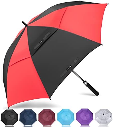 ZOMAKE Regenschirm Groß Sturmfest XL/XXL - Großer Golf-Regenschirm, Windsicher & Stabil, Automatik Großer Schirm, Herren & Damen, 2 Personen, Outdoor & Reise