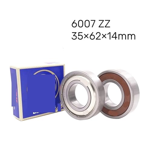 Roulement 6007 ZZ DDU acier 35x62x14mm haute précision