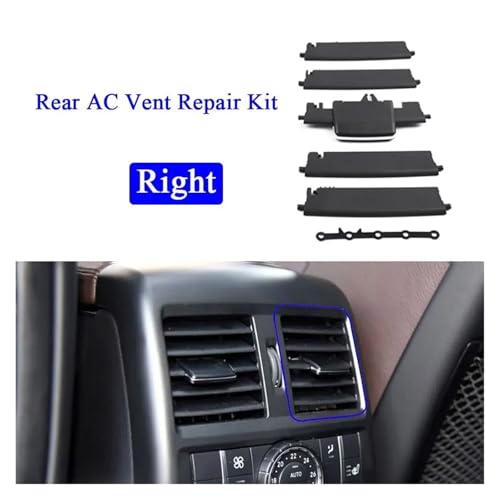 Kit de reparación para aire acondicionado trasero de Benz W166 con pestañas de rejilla 4