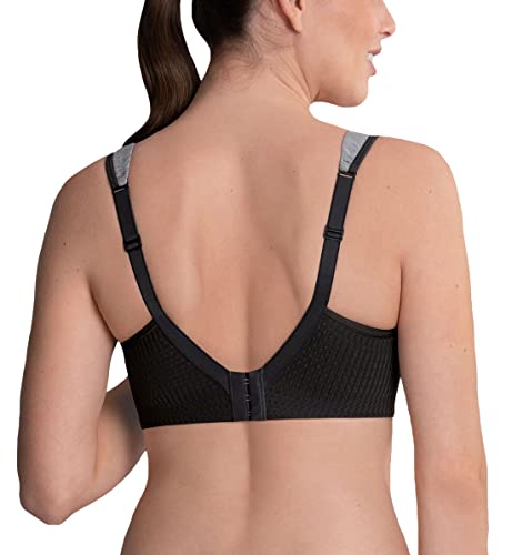 Anita Panalp Merino Wool Wicking Sports Bra 5555 Anthracite/Melange 36C #TOP1