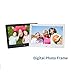 Produktbild Hahaiyu 10 Zoll Electric Photo Frames Digital (1024 × 600 Resolution) HDMI Interface Widescreen HD LED Electronic Photo Album LCD,White