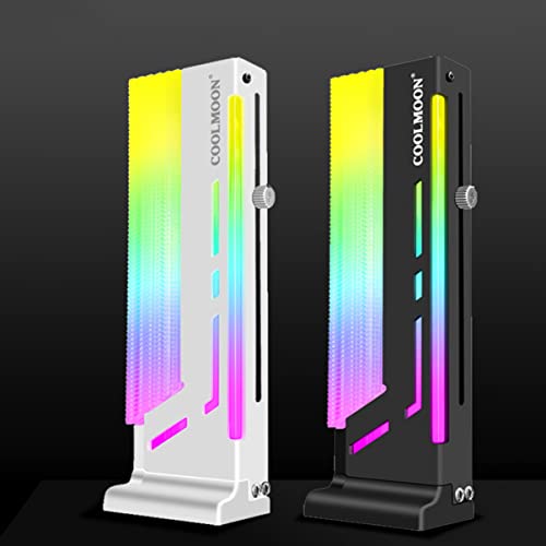 Mobestech Holder Fixation Supporting Rgb Support Gpu Accessory Led Black Card Part Computer Brace Argb Light Frame Bracket Graphic Magnetic V - Image 3