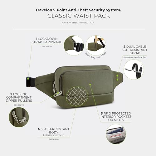 Image of Travelon Anti-Theft Classic Waist Pack
