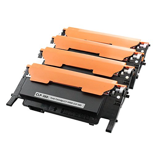 V4ink Kit 4 CLP-360 CLP-365 Toner Compatibili per