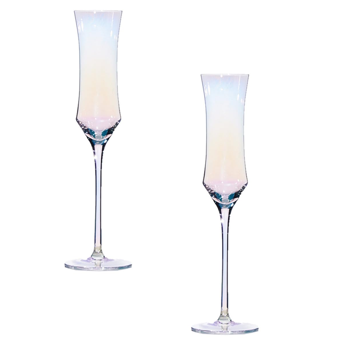 Verre à pied pour vin rouge et bulles : lot de 2 pour illuminer vos repas à la maison et au bar