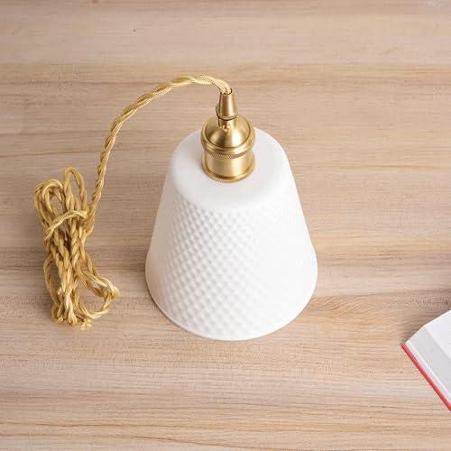 Suspension à une tête de base E27 en céramique pour décoration créative - 6