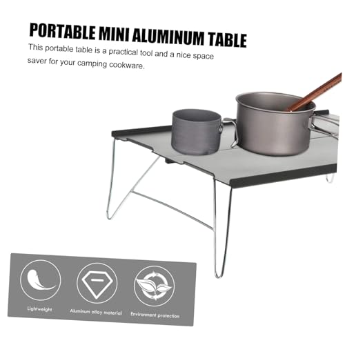 Table de camping pliante en aluminium table d'extérieur stable portable sans outil