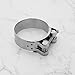 The Lord of the Tools Motorcycle Exhaust Pipe Clip Stainless Steel Motorbike Exhaust Clamp 56-59mm Accessories for Car Motorcycle Exhaust Pipe Clamps Silver