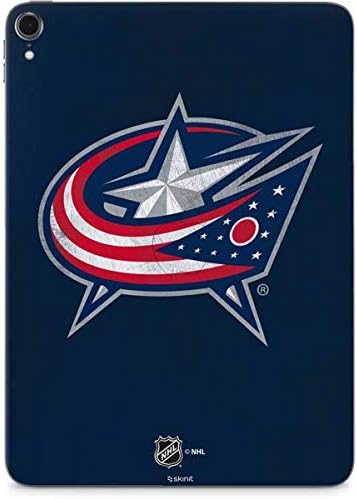 Skinit Decal Tablet skin compatible with iPad Pro 12.9in (2021) - Officially Licensed NHL Columbus Blue Jackets Distressed Design