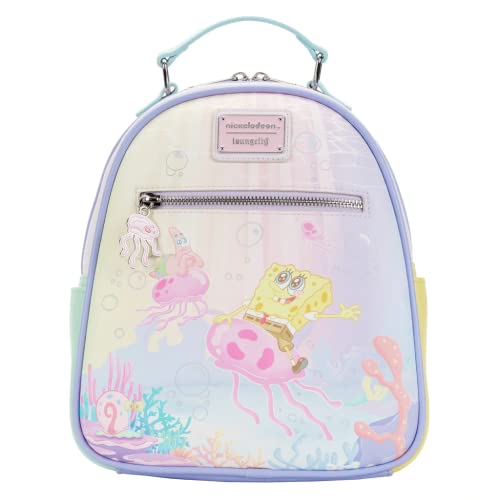 Loungefly Spongebob Pastel Jellyfishing Mini Backpack Standard