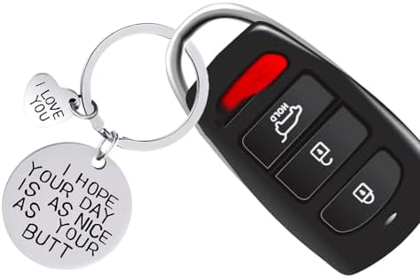 Gifts for Women Christmas Stocking Stuffers - I Hope Your Day Keychain - Perfect Valentines Day Gifts for Her, Girlfriend, Husband, Wife I Love You Romantic Presents Gift Ideas