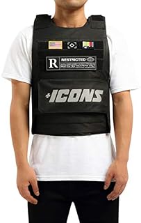 HUDSON Outerwear Men's Icon Reflective Fashion Vest with Adjustable Velcro Straps and Patches