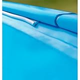 Liner azul para piscinas de acero ovaladas 500x300x150 cm Gre