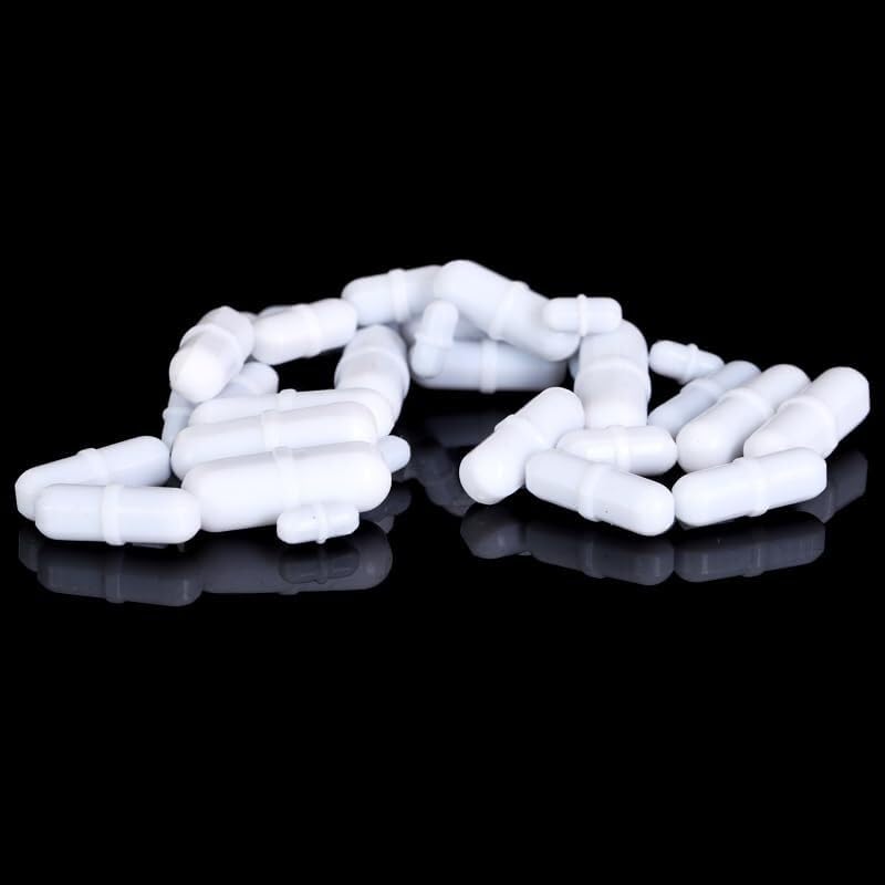 Agitateur magnétique en polyéthylène PTFE en forme de modèle B Spécification 1 (10 pièces)(B300(D8xL30mm))