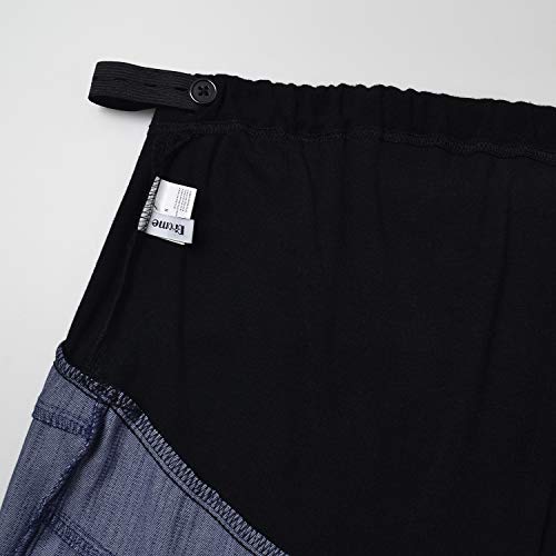Bhome Women's High Waist Skinny Maternity Jeans Comfy Ankle Jeans Black Dark Blue L #TOP7
