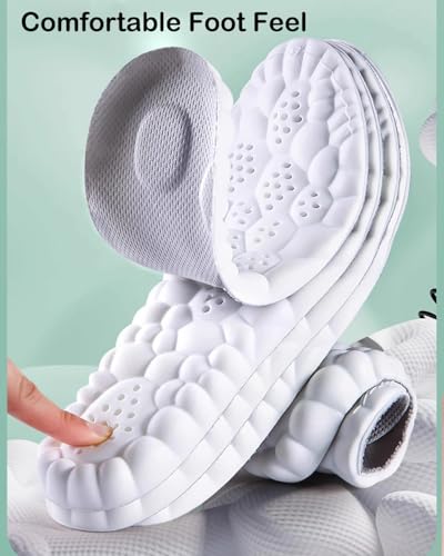 2 pares de plantillas Steppers para hombre y mujer, espuma viscoelástica con soporte de arco miniatura 3