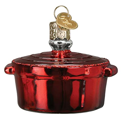 Old World Christmas Dutch Oven Glass Ornament