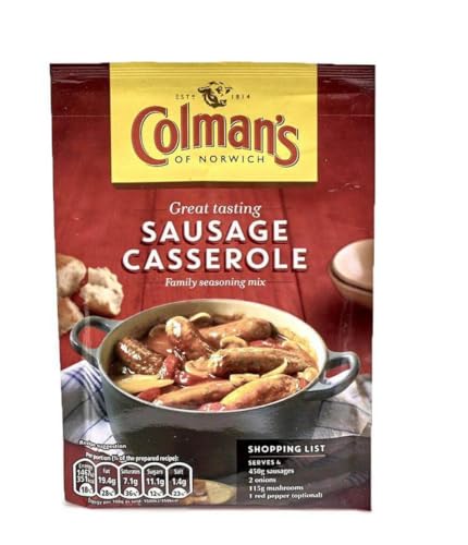 Original Colman's Sausage Casserole Sauce Mix Imported From The UK