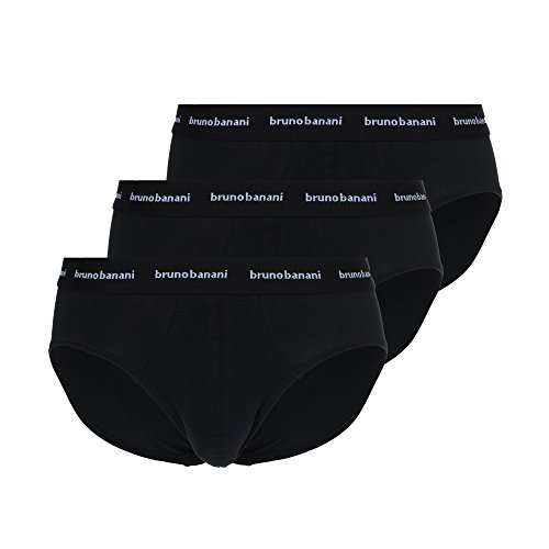 Preisvergleich Produktbild bruno banani Herren Retro Slips Lusty (3er Pack) Schwarz Large