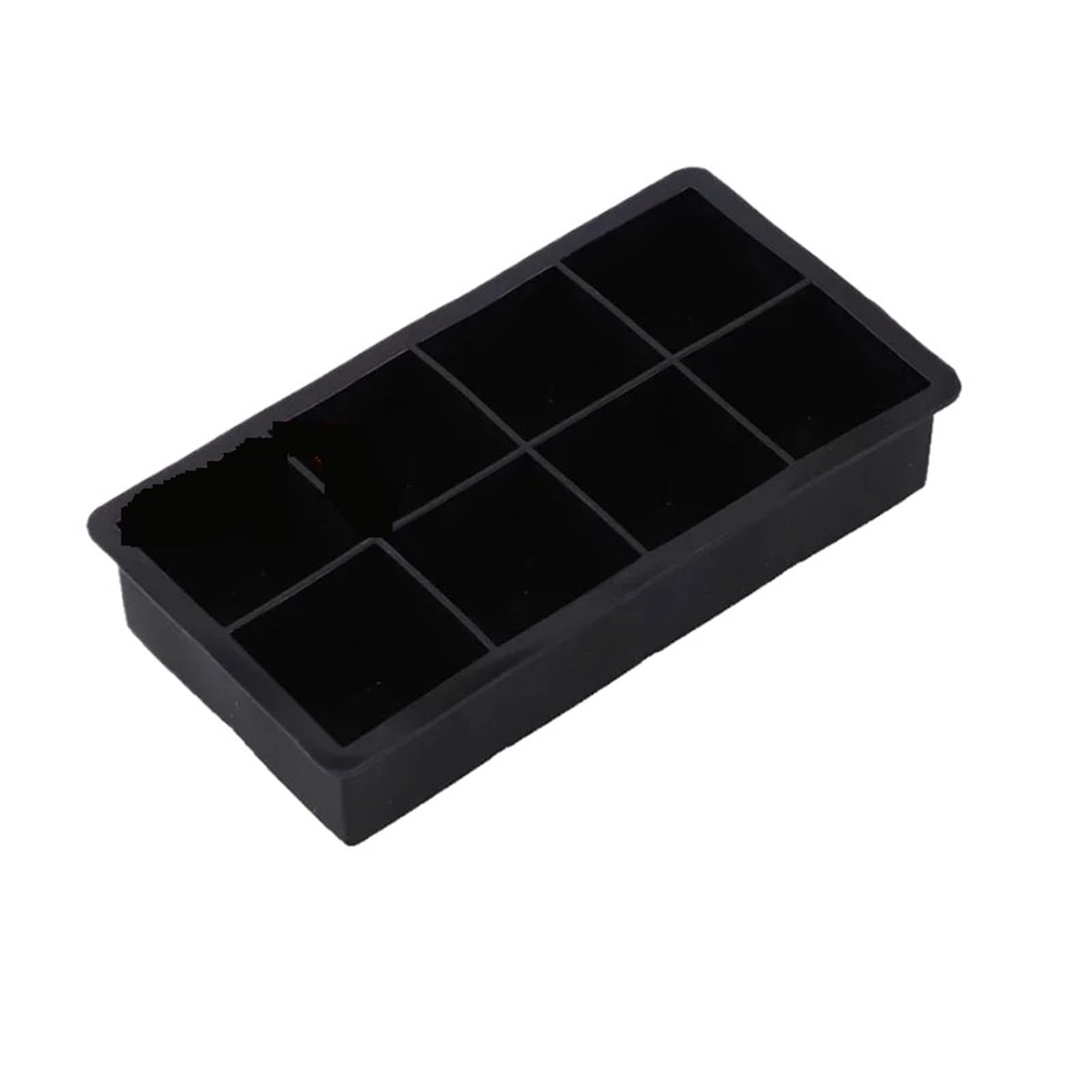 Cubiteras Para Hielo Molde for bandeja de hielo grande de 4/6/8/15/160 cuadrículas, gigante, jumbo, de silicona, cuadrado, for hacer tú mismo(8Grid,4pcs)