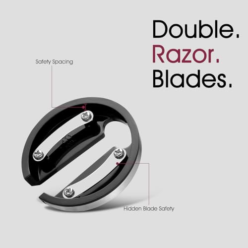 Gobetter Wine Foil Cutter Tool, Premium Stainless Steel Bottle Top Seal Opener & Neck Label Remover for Wine Lovers, 2 Count