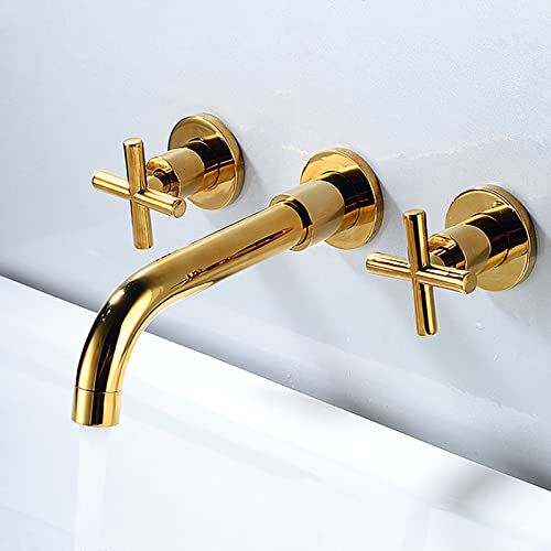 Mitigeur de lavabo de salle de bain encastré haut de gamme à bec long