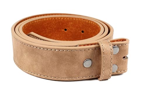 BC Belts Leather Belt Strap with Vintage...