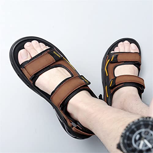 Men's Sandals Beach Shoes Casual Sneakers Outdoor Beach Shoes(White-Patch Five-Pointed star4,43 Code)4