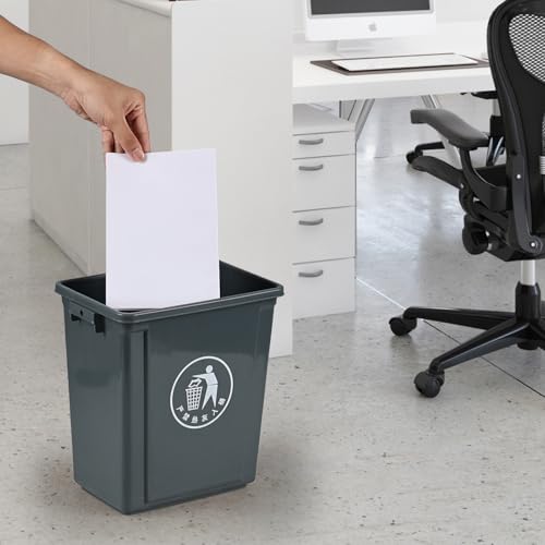 Corbeille de bureau 10L résolvant le manque de poubelles compactes en plastique
