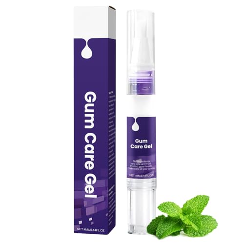 Gum Care Repair Gel for Receding Gums, Gum Shield Therapy Gel, Teeth Whitening Essence Pen, Teeth Repair Gels with Mint, Soothes Gums Discomfort, Protects Tooth Roots & Promotes Oral Health