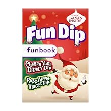 Lik-m-Aid Fun Dip Holiday Candy, Cherry & Razz Apple Flavors, 8 Pouches - Stocking Stuffers & Classroom Shareables