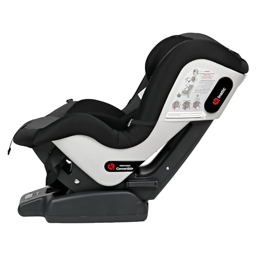 Image of PEG Primo Viaggio Convertible Kinetic - Reversible Car Seat - Crystal Black | Rear Facing for Children 5 to 45 lbs and Forward Facing for Children 26.5 to 65 lbs - Made in Italy