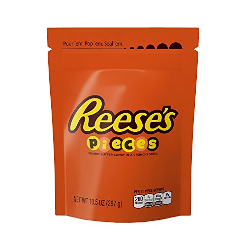 REESE'S Pieces Candy, Halloween Candy, 10.5oz