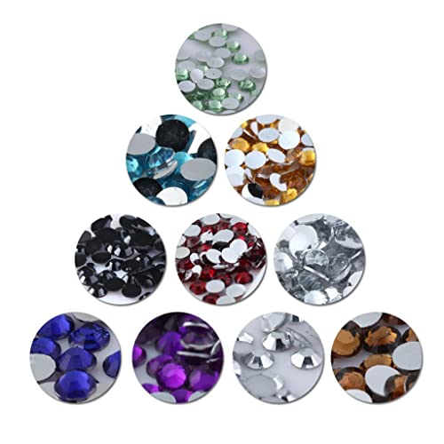 Colcolo 9000pcs Strass Flatback para DIY Bolsa de Roupas